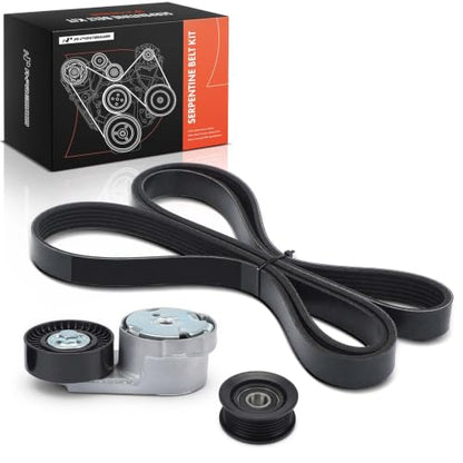 A-Premium Engine Serpentine Belt Drive Kit Compatible with Dodge, Chrysler