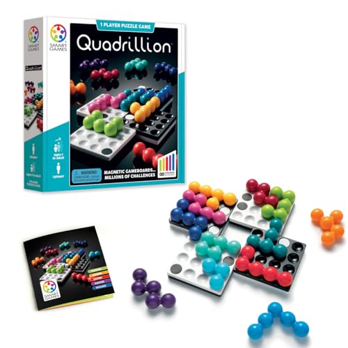 SmartGames Quadrillion: Magnetic Logic Puzzle Game for All Ages 7+