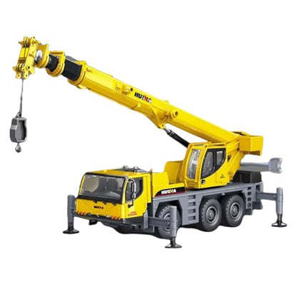 Construction Toy All-Metal Truck Crane Model Die Cast 1:50 Scale - Highly Detailed, Perfect for Collectors and Display, Durable Alloy Material, Ideal Gift - style: Truck Crane model