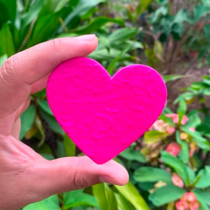 Handmade Thick Mulberry Paper Heart Embellishments 50 PCS, 2.75 x 3 Inch Colorful Hearts for Scrapbooking, Card Making, Junk Journal, Wedding, Valentine’s Day DIY Crafts - color: Heart Mixed Colors