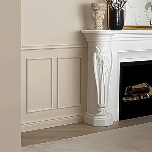 3 Sets Peel and Stick Wall Molding Kit, 12x24 Inch Premade Wainscoting Frames - color: 12''x24''-3pack