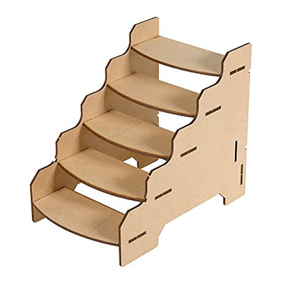 The Broken Token Modular Paint Rack - Half Shelf Organizer for Paint Bottles, Pots, Miniatures, Arts & Crafts Supplies - Customizable Extended Storage for Your Pieces, with Easy Organization & Access - style: Half Shelf