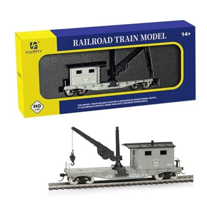 HTLNUZD 1/87 Model Train Set Narrow Gauge Model Railway Track, Nickel Silver Curved & Turnout Tracks, Perfect for Hobbyists & Train Collectors Premium Gift (96100)