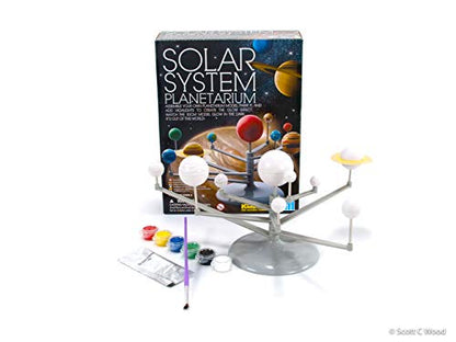 4M Solar System Planetarium - DIY Glow In The Dark Astronomy Planet Model Stem Toys Gift for Kids & Teens, Girls & Boys, Model:3427 - style: Solar System Planetarium