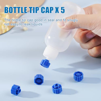 100ml Glue Precision Tip Applicator Bottle,Needle Tip Squeeze Bottle - size: 100ml
