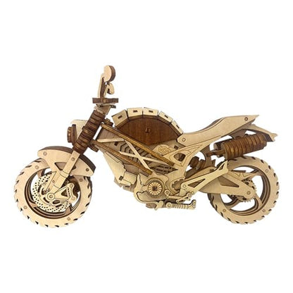 ZZHMASPLAY 3D Wooden Puzzle Motorcycle Model Car Kits,Brain Teaser Puzzles,Mechanical Vehicle Building Kits,Best Gift for Adults Teens on Birthday Christmas