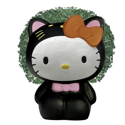 Chia Pet Hello Kitty in Costume Terracotta Planter with Seed Pack - color: Beige