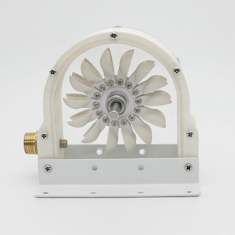 VIGAN 1PCS Multifunction High Efficiency Pelton Water Turbine Impact Water Wheel Bucket Wheel DIY Hydroelectric Generator