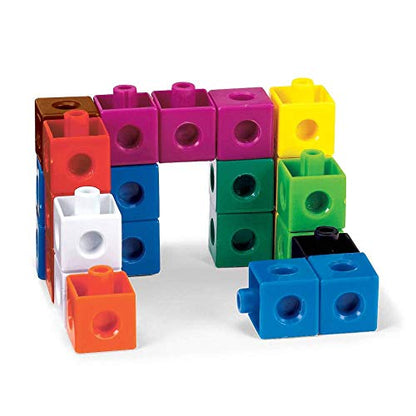 hand2mind-93538 Take Home Math Manipulatives Kit for Kids Grade K-2, with Snap Cubes, Base Ten Blocks, Cuisenaire Rods, Pattern Blocks, Color Tiles and Learning Clock, Homeschool Supplies (292 Pieces) - style: Set of 1
