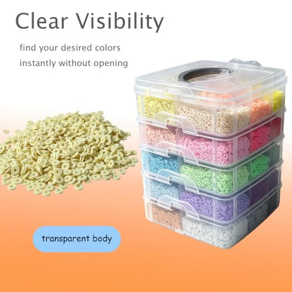 YMSDZHL 45000PCS 30Color Polymer Clay Beads Friendship Bracelet Making Kit - size: 45000+PCS