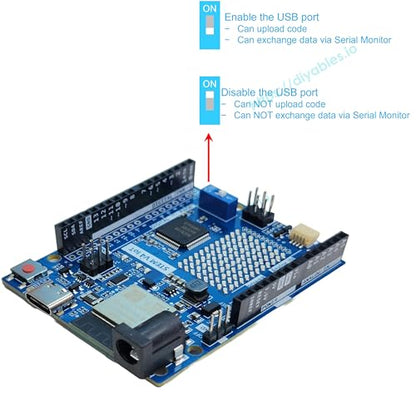STEM V4 IoT Starter Kit – Fully Compatible with Arduino UNO R4 WiFi, Includes DIYables STEM Board, Sensors, Display, Modules, Expansion Board, Breadboard, Jumper Wires