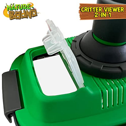 Nature Bound 2-in-1 Habitat with Microscope for Insects and Other Critters, Includes Lid and Removable Portable Microscope - style: Habitat with Microscope