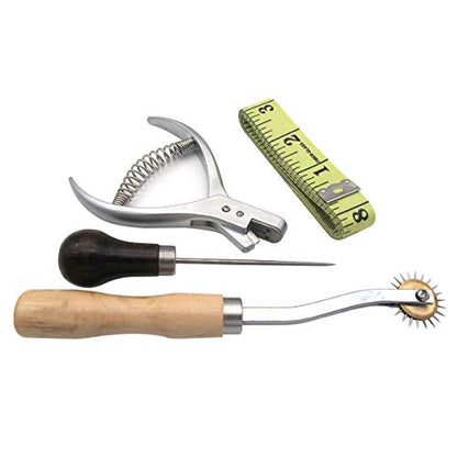 ckpsms Brand- Pattern Designer Set - NOTCHER+AWL+TRACING Wheel+Tape Measure