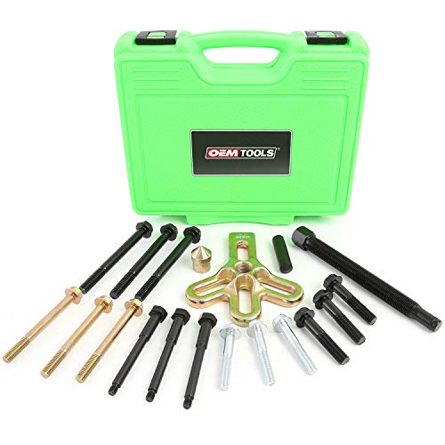 OEMTOOLS 37187 Harmonic Balancer Puller Kit Removes Harmonic Balancers - style: Puller Kit Green Case