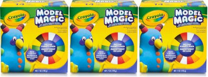 Crayola Model Magic Deluxe Variety Pack (14ct), Kids Air Dry Clay, 7oz, Bulk Modeling Clay Alternative, Gift for Kids, Ages 4+ (Pack of 3) - size: 14Ct (Pack of 3)