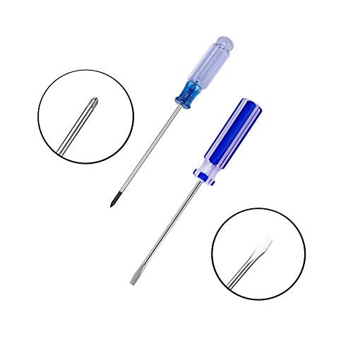 small screwdriver tool flat head and Phillips ((PH0/PH00) used to repair toys, musical instruments, microphones loose screws