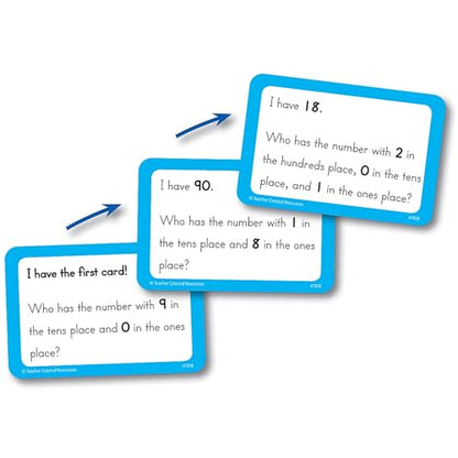 Teacher Created Resources I Have... Who Has...? Math Games Grade 2-3 (7818)