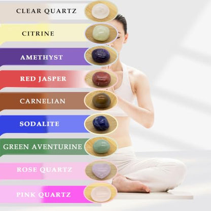 Crystals and Healing Stones, Chakra Stones, Crystal Set, Crystal Gift Box - size: Amethyst Cluster & Geode Set