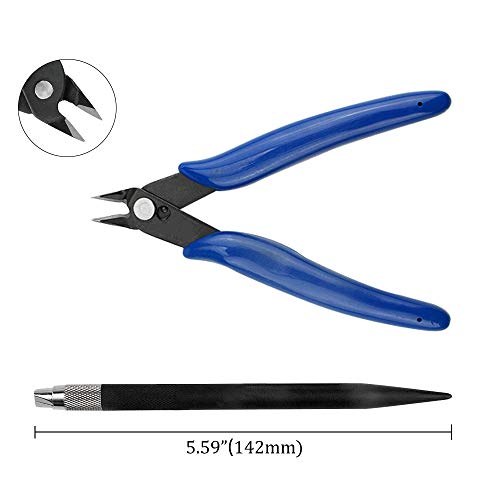 25Pcs Model Basic Tools Craft Set for Gundam Model Tools Kit with Plastic Box Model Assemble Car Hobby Model Building Repairing and Fixing DIY Craft Kit