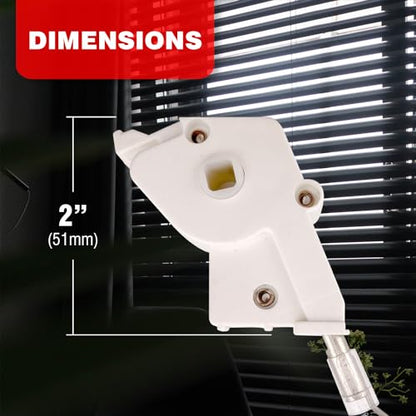 Amazing Drapery Hardware 2" Plastic Wand Tilter for Horizontal Blinds