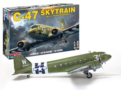 Revell 15875 C47 Skytrain WWII 1:48 Scale Model Airplane Building Kit