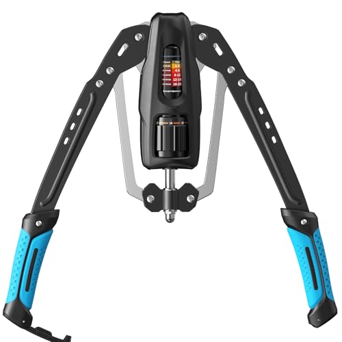 Merach Twister Arm Trainer, 22-440lb Hydraulic Power Forearm Strengthener - color: Blue
