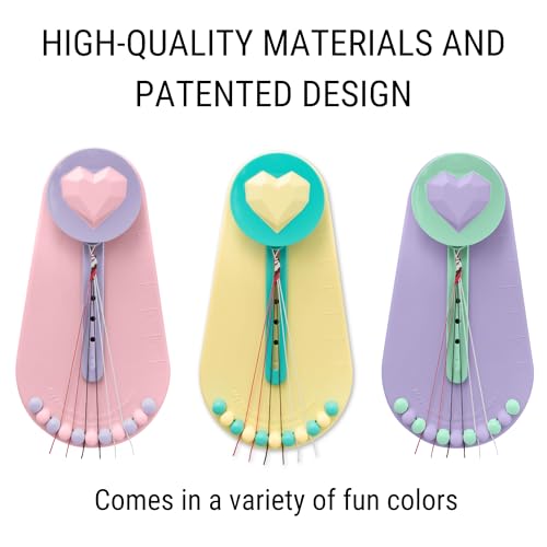 Choose Friendship Bracelet Making Kit – DIY Craft Loom for Kids Ages 8+, New & Improved Design, Includes 20 Threads, Makes 8 Bracelets, Pink “Blush Berry - color: Blush Berry