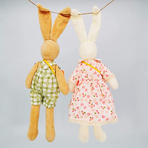DIY Bunny Sewing Craft Kit, Handmade Fabric Project with Instructions - color: Bunny Style G