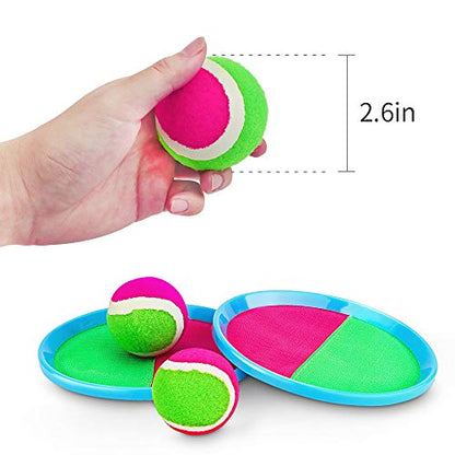 Ayeboovi Replacement Sticky Balls, 4 Packs, 2.6 Inch Diameter, Suitable for Toss and Catch Game - style: Replacement Balls