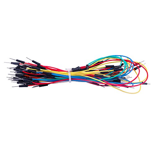 ELEGOO 130pcs Solderless Flexible Breadboard Jumper Wires, Male-to-Male