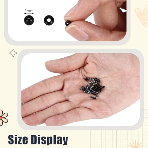 Norme 2 Sets Glass Seed Beads and Loose Sequins Kit Loose Beads for Jewelry Making DIY Crafts Felt Kits Embroidery Bracelets and Necklaces 20 Colors(Black, White) - color: Black, White