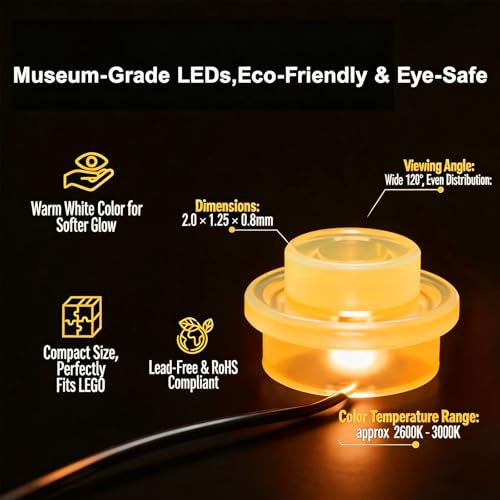 Vaodest LED Light Kit for Lego Sunflower Bouquet 11502, Decorative Lighting Accessories Compatible with Lego 11502 Botanical Collection, Warm Glow DIY Lights - Model NOT Included - style: 11502 Sunflower Bouquet Set