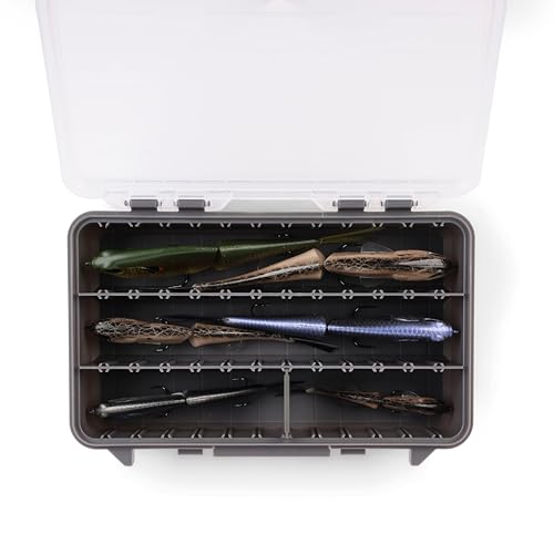 Plano StowAway 3600 Deep Stow Tackle Box with Corrosion-Preventive Rustricor, Single Latch Design, Transparent DuraView Lid, Stackable Storage for Fishing Bait, Lures and Gear - size: 3600 Deep, style: New Model