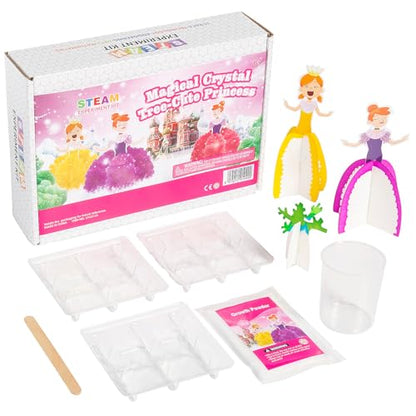 Fun Express 11 3/4" x 10 1/4" STEAM Crystal Princess Crystal Growing Kit