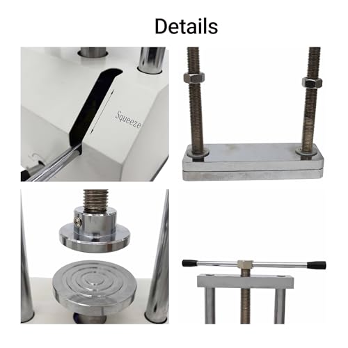 Hydraulic Dental Press Machine for Lab and Clinic - 2T / 4,000 lbs Manual Oil Press for Denture Flask, Portable Bench Top Compressor with Simple Manual Operation, 3.1" Lifting Height
