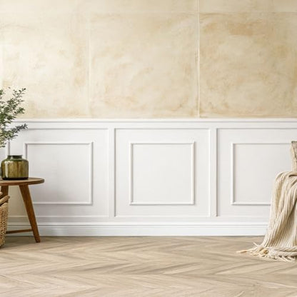 3 Set Pre-Cut Accent Wall Molding Kit Wainscoting Panels - color: 20X20 in