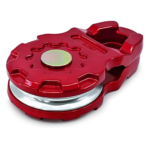 GearAmerica Ultra Snatch Block Pulley 20T - Aluminum, Black - Off-Road - color: Ultra Snatch Block Red 20 Ton
