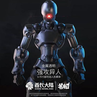 ARDENTIS & Sheik Mainland 1/18 Model Kit Mecha Xenostrike Transparent Metal - color: Xenostrike Transparent Metal