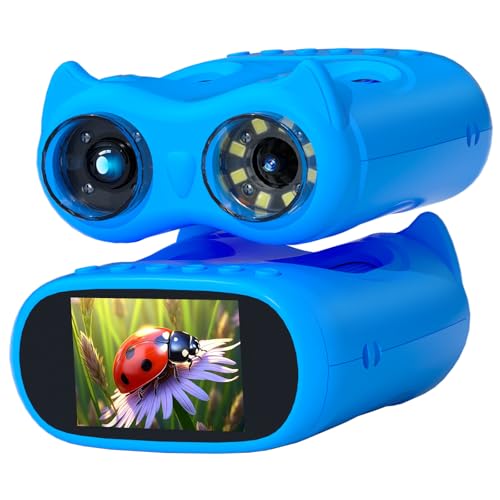 2 in 1 Kids Microscope and Telescope, STEM Educational Toy, Blue - color: Blue