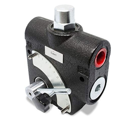 Hydraulic Adjustable Variable Flow Control Valve w/Relief, 0-16 GPM, #8 SAE - size: #8 SAE Port, style: Relief
