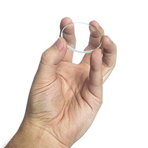 Amlong Crystal Premium Optical Glass Double Convex and Double Concave Lens Set, 50mm Diameter with 3 Convex (20, 30, 50cm FL) and 3 Concave (20, 30, 50cm FL) - size: 50mm (2-Inch) 6-pack