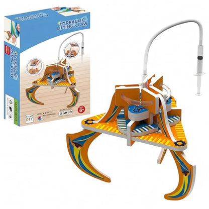 STEM Science Kit Hydraulic Claw, Engineering Toy, Teach Hydraulic Principle - style: Hydraulic Claw