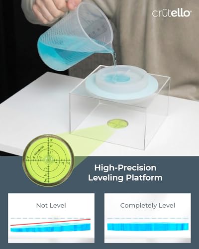 Crutello Resin Leveling Table, 24 x 16 Inch - Folding Craft Table