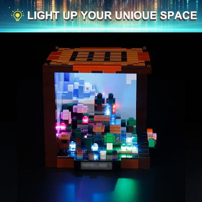 LED Light Kit for Lego 21265 The Crafting Table Set,Compatible with Lego 21265 Building Blocks Model(Not Include Blocks Set) - style: 21265 The Crafting Table Set