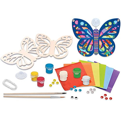 Works of Ahhh... Craft Set - Suncatcher Classic Wood Paint Kit - Premium Quality, Educational, and Fun Activity for Kids and Families - Great Gift Idea for Holidays, Birthdays, and Everyday Playtime - style: Suncatcher