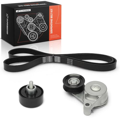 A-Premium Engine Serpentine Belt Drive Kit Compatible with Hyundai, Kia