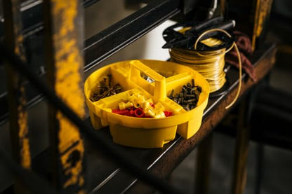 Bucket Boss - Bucket Stacker Small Parts Organizer, Bucket Organization (15051) , Yellow - size: 1 Count (Pack of 1)