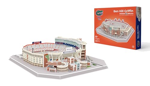 Pro-Lion 3D Jigsaw Puzzle of Ben Hill Griffin Stadium -92 Pieces | Home of Florida Gators | NCAA Football Gifts for Age 7+ - color: Florida Gators
