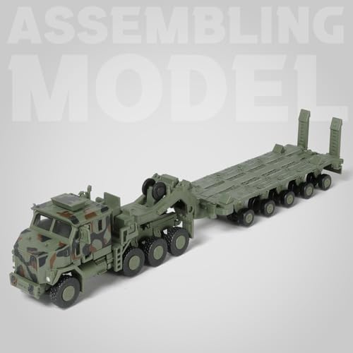 SEBUNAS 1/72 Scale M1070 (Green) Military Truck Quick Build Model - color: 9.M1070 GREEN