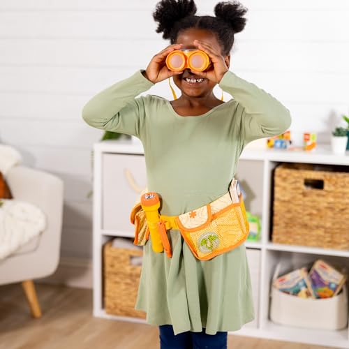 Melissa & Doug Grand Canyon National Park Hiking Gear Play Set with Photo Disk Viewer Kids Pretend Play Hiking Gear, Children's Belt and Binoculars for Girls and Boys Ages 3+ - FSC-Cer